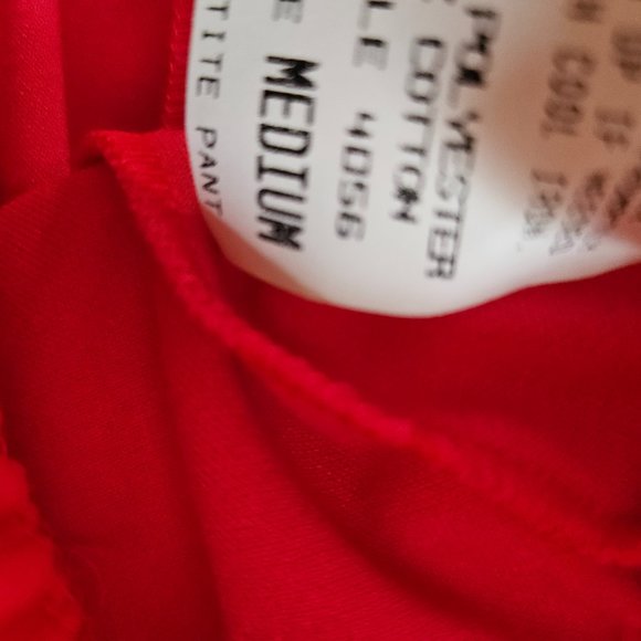 2-piece pant and top set pretty in pink elastic pants short sleeves Medium - Picture 5 of 7